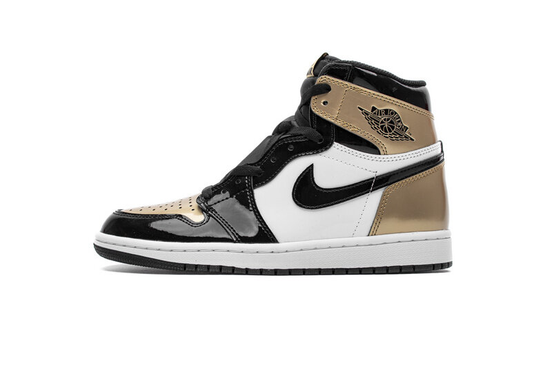 Air Jordan 1 Retro High NRG Patent Gold Toe 861428-007