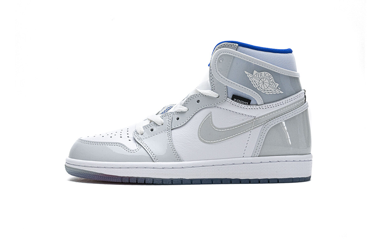 Air Jordan 1 Retro High Zoom White Racer Blue CK6637-104