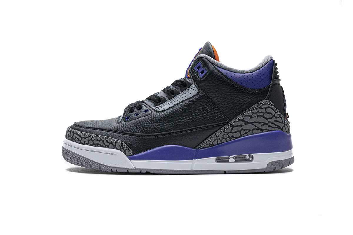 Air Jordan 3 Retro Black Court Purple CT8532-050