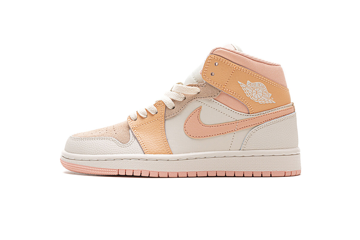 Air Jordan 1 Mid Apricot Orange (W) DH4270-800