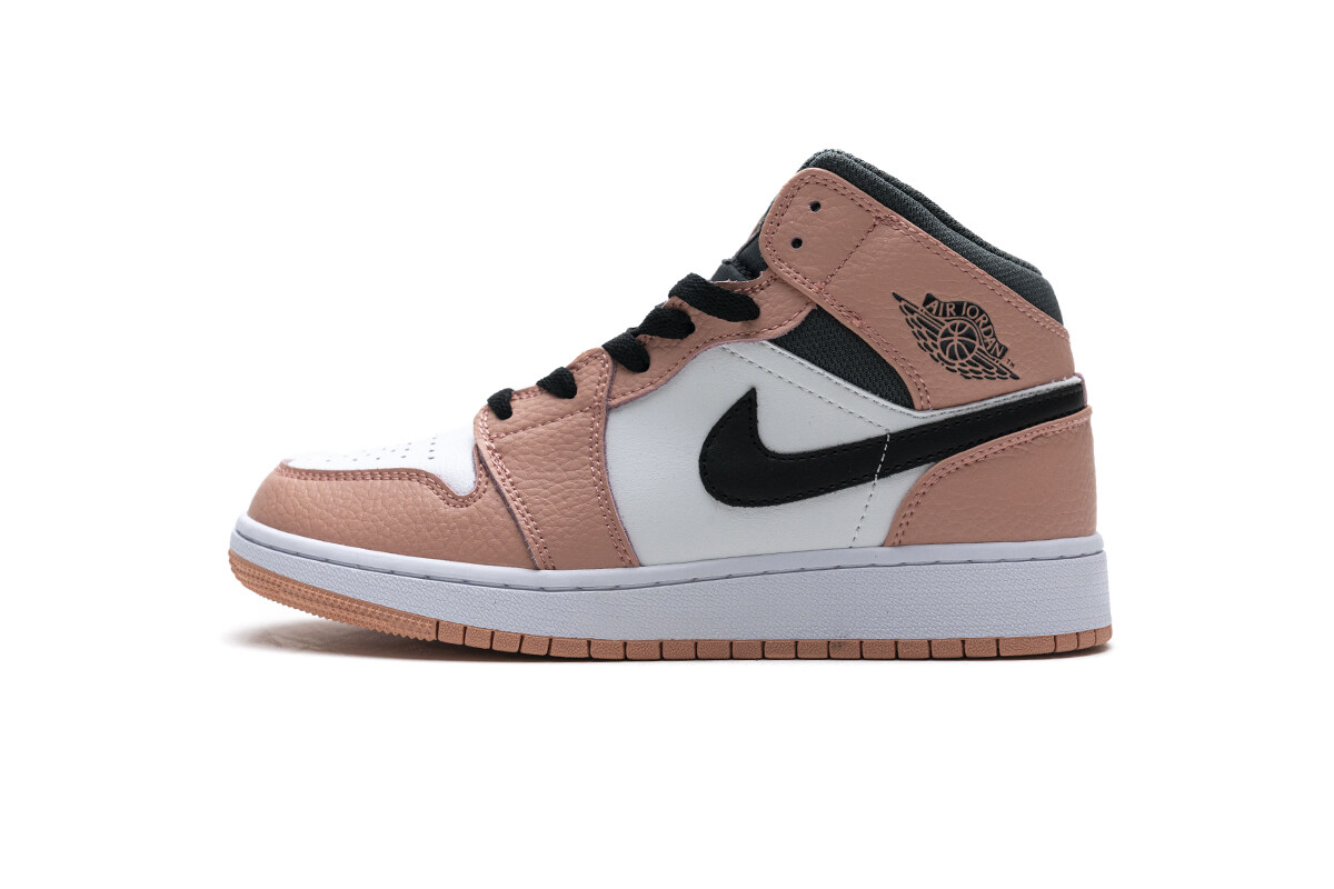 Air Jordan 1 Mid Pink Quartz (GS) 555112-603