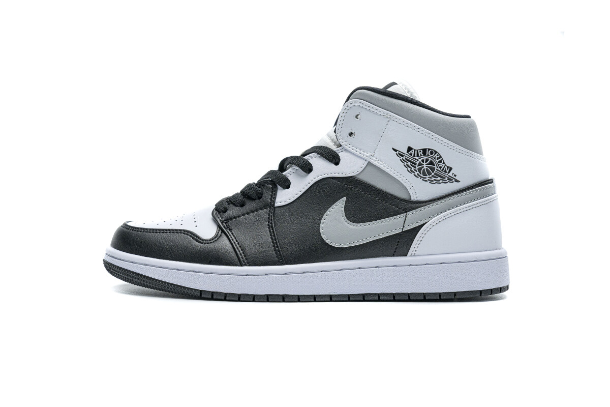 Air Jordan 1 Mid White Shadow 554724-073