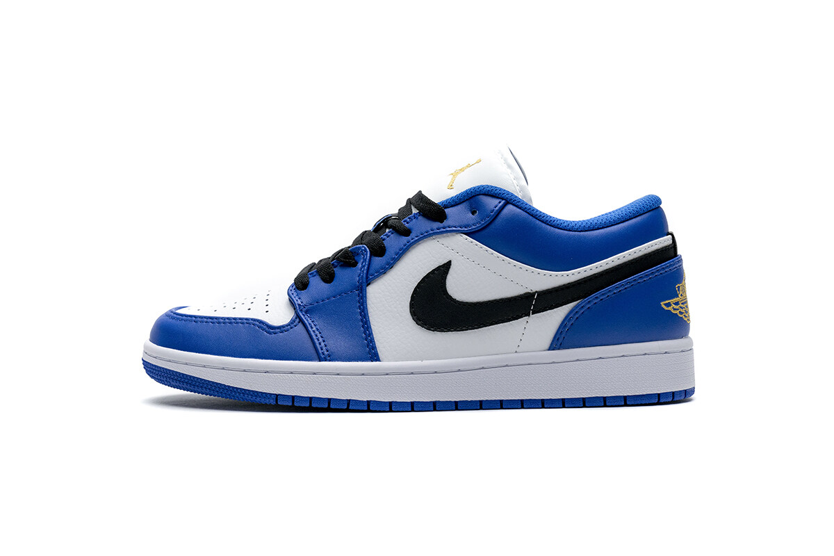 Air Jordan 1 Low Hyper Royal Orange Peel 553558-401