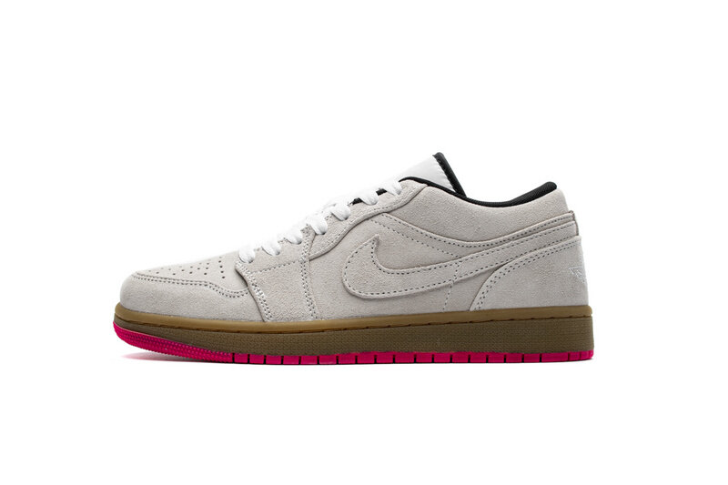 Air Jordan 1 Low White Gum Hyper Pink 553558-119