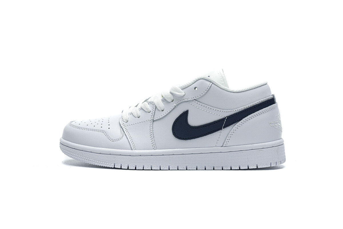 Air Jordan 1 Low White Obsidian 553558-114