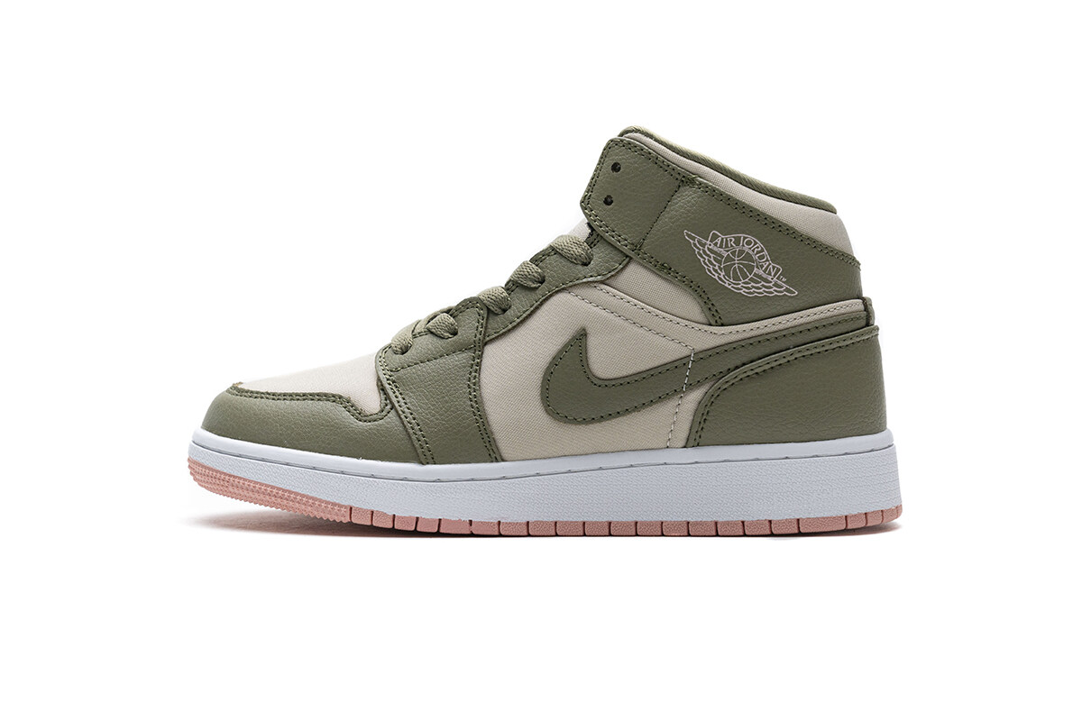 Air Jordan 1 Mid Trooper Bleached Coral (GS) 555112-225