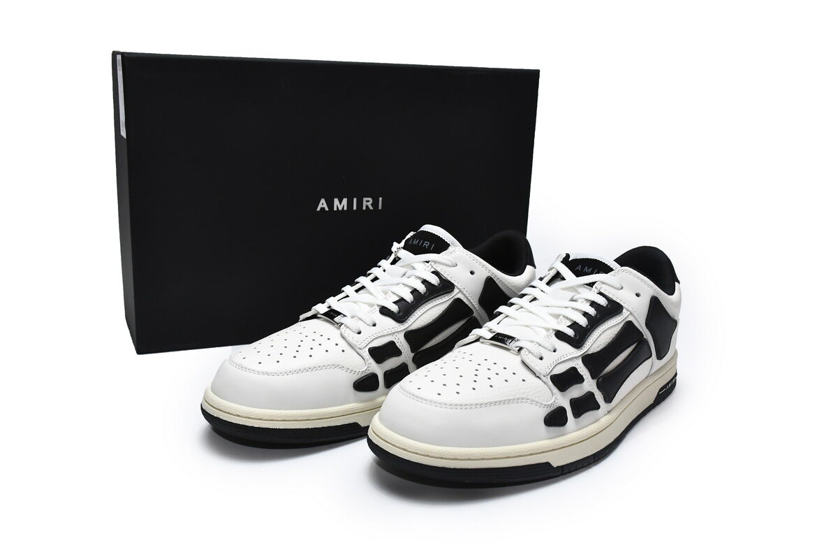 AMIRI Skel Top Low Whtie Black MFS003-111,Specials : Sneakers Online - Buy Sneakers for Men & Women, Sneakers Online - Buy Sneakers for Men & Women