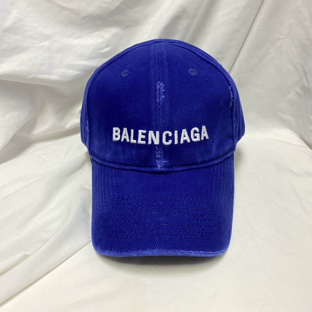 Balenciaga Logo Cap royal blue