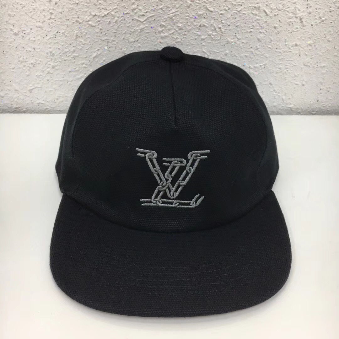 Louis Vuitton LV Embroided Cap Black