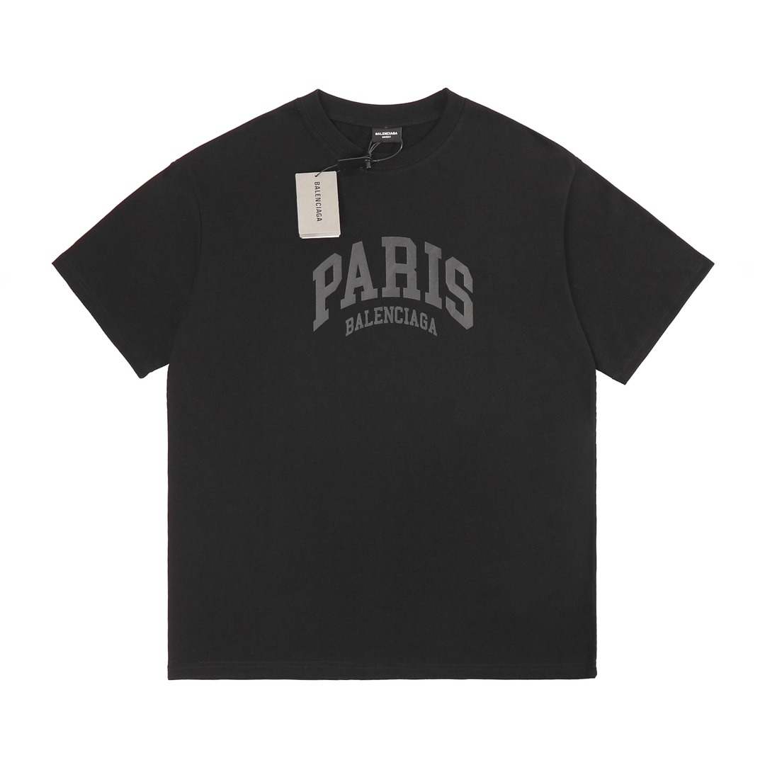 Balenciaga Cities Paris T-shirt Black