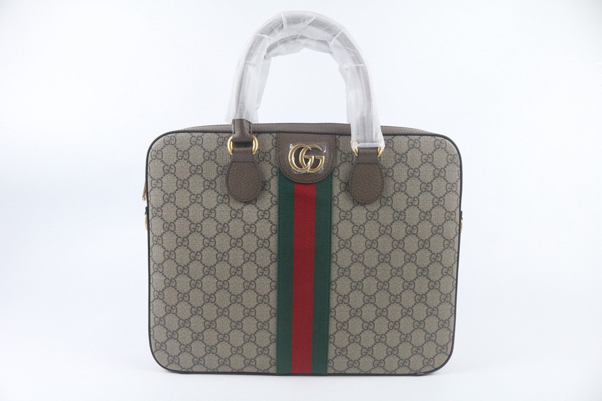 Gucci Ophidia GG Small Messenger Bag Beige Ebony