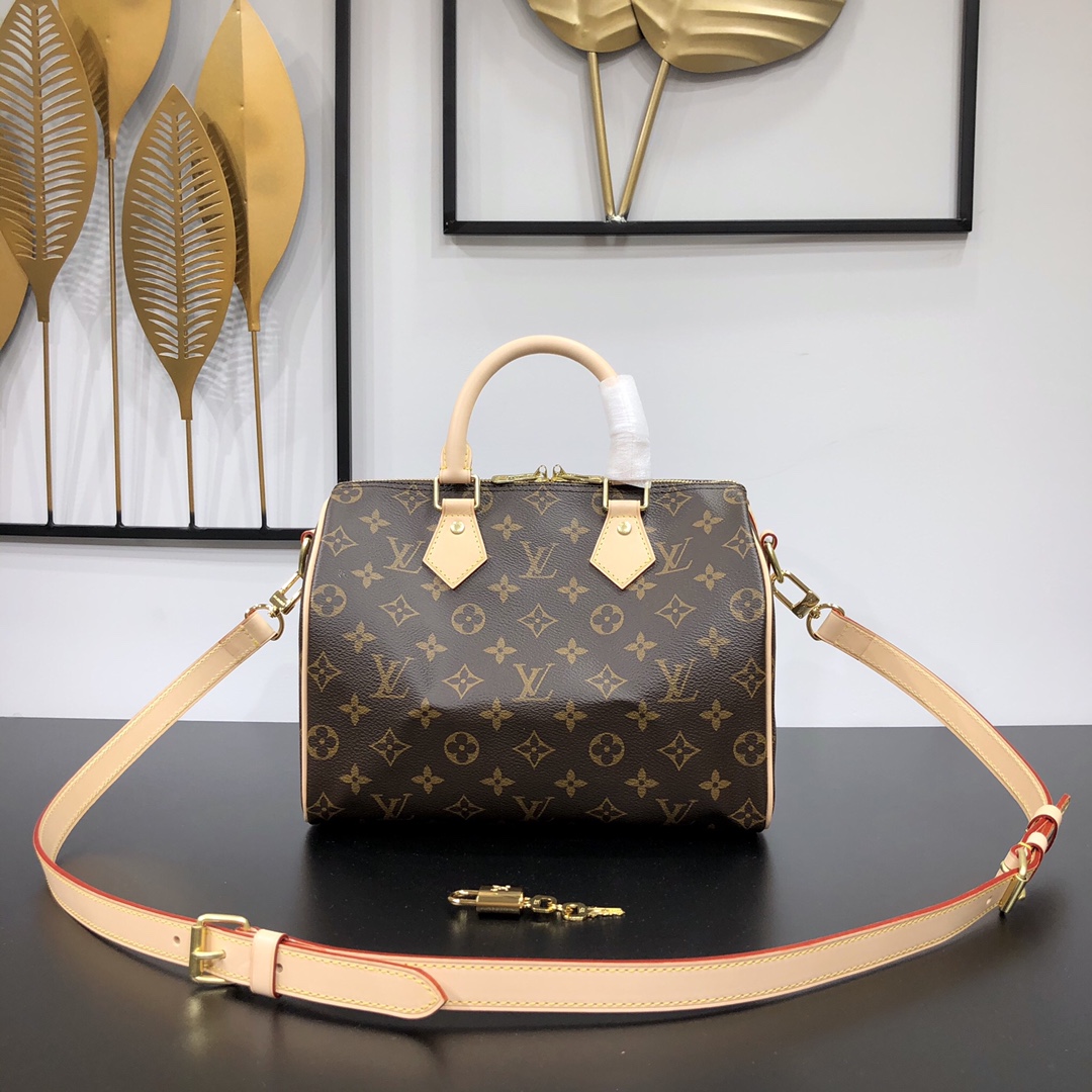 Louis Vuitton Speedy Bandouliere Monogram Brown