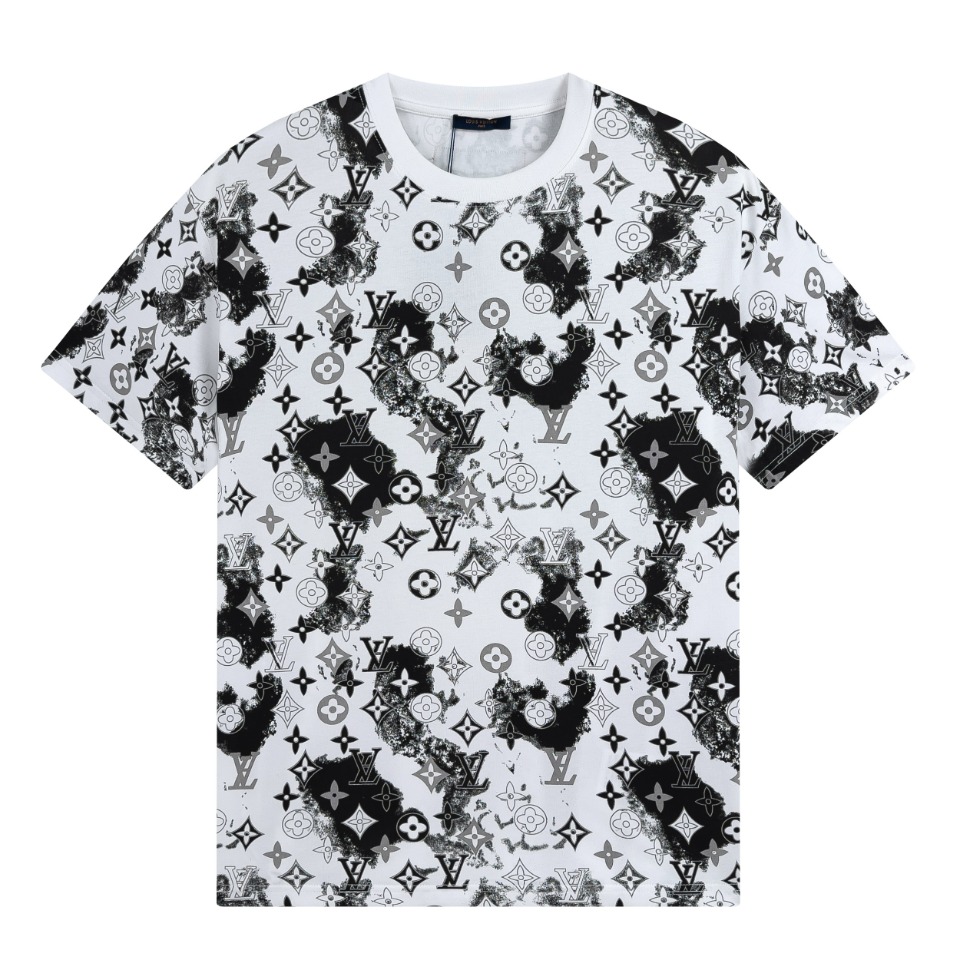 Louis Vuitton Ink Monogram Printed T-shirt White