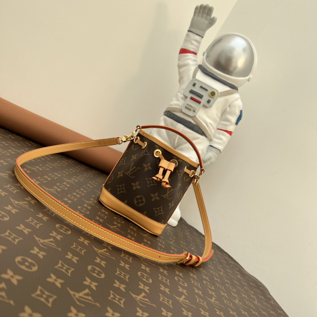 Louis Vuitton Nano Noe Monogram Brown