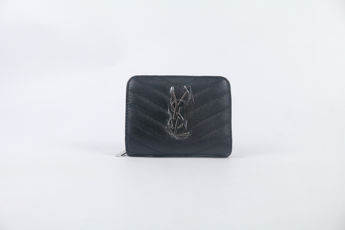 Saint Laurent Wallet Small Monogram Black