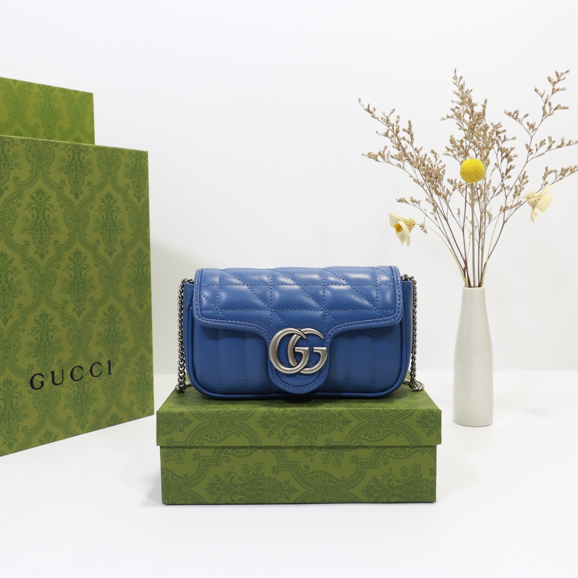 Gucci GG Marmont Blue 476433,Bags : Sneakers Online - Buy Sneakers for Men & Women, Sneakers Online - Buy Sneakers for Men & Women