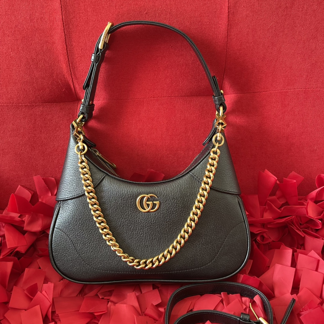 Gucci Aphrodite Small Shoulder Bag Black 731817,Bags : Sneakers Online - Buy Sneakers for Men & Women, Sneakers Online - Buy Sneakers for Men & Women