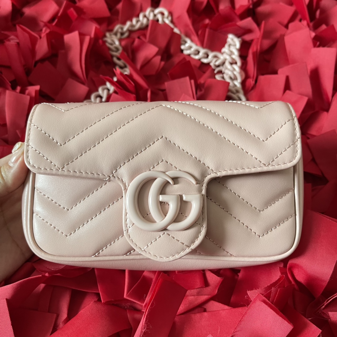 Gucci GG Marmont Belt bag Pink 699757