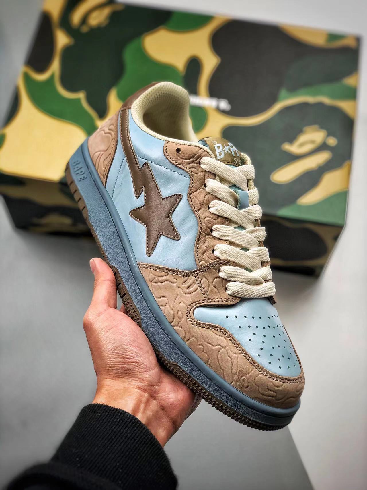 A Bathing Ape Court Sta Beige