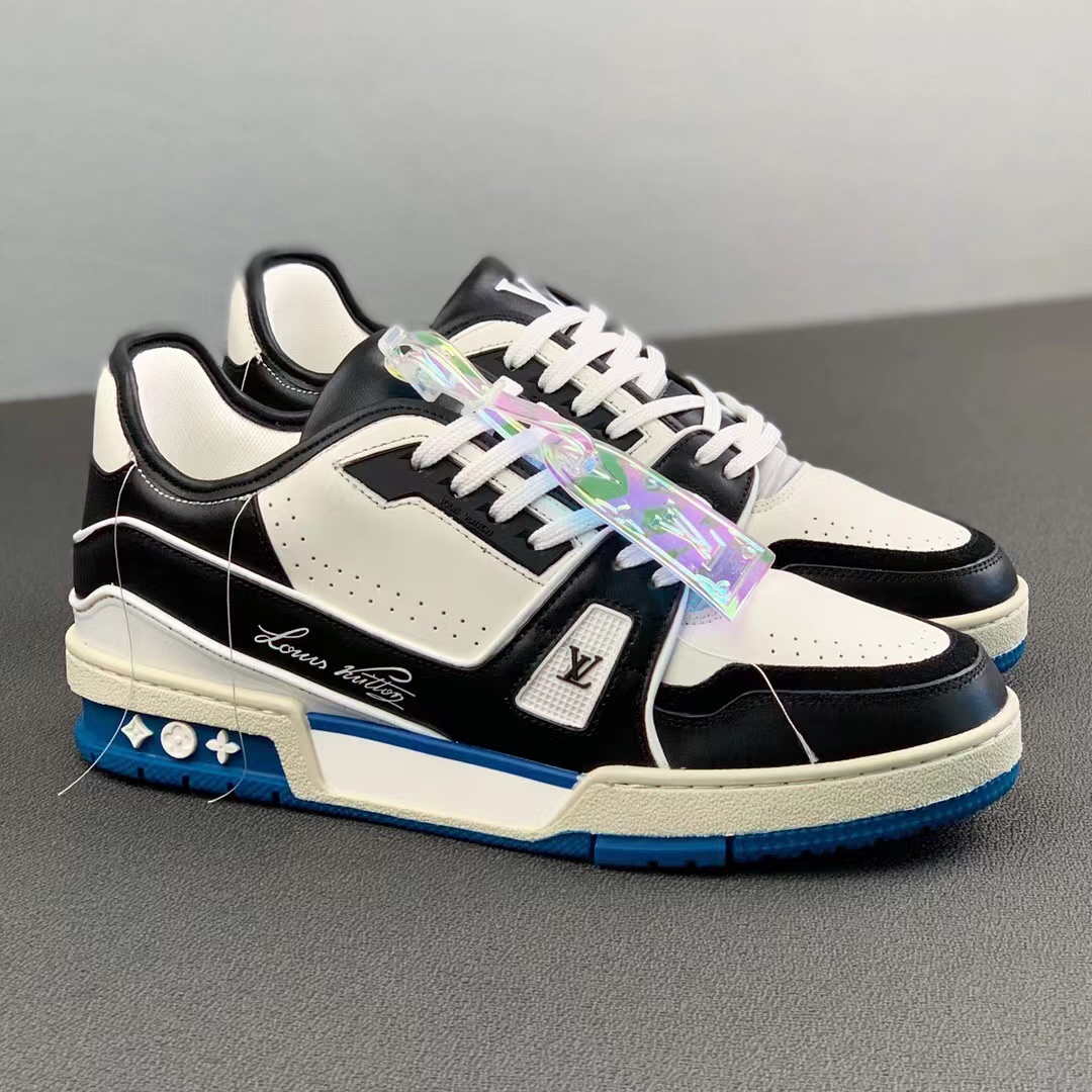 Louis Vuitton Trainer White Black Blue,Louis Vuitton&Bapesta : Sneakers Online - Buy Sneakers for Men & Women, Sneakers Online - Buy Sneakers for Men & Women