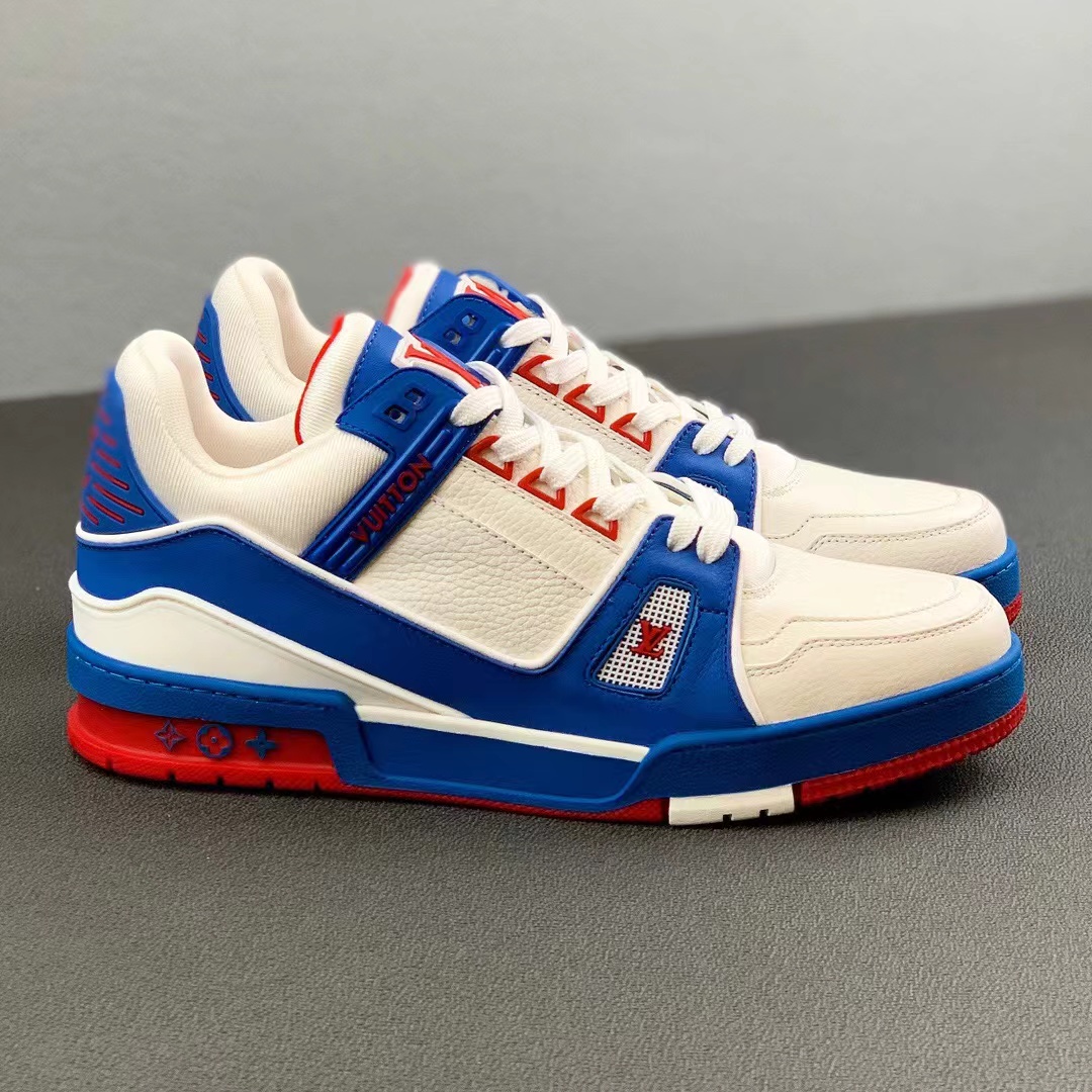 Louis Vuitton Trainer Red White Blue