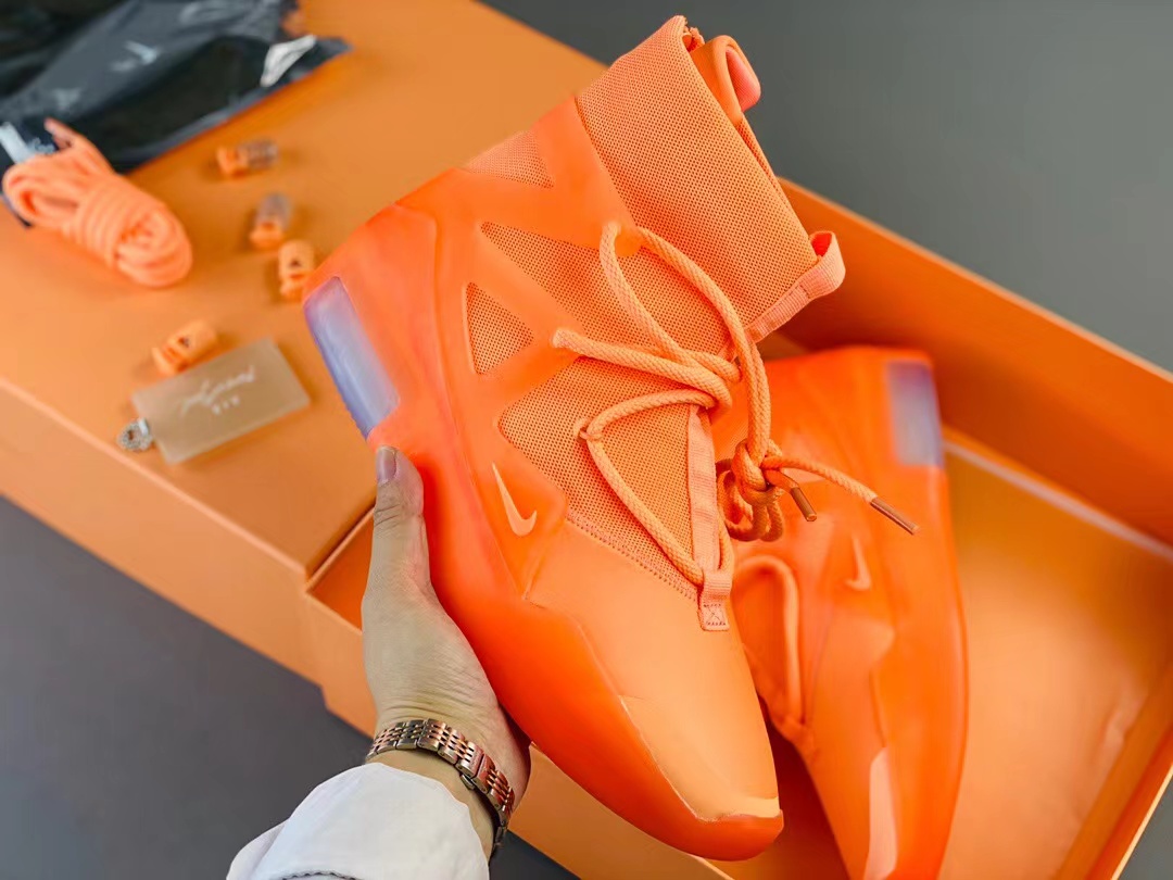 Nike Air Fear Of God 1 Orange Pulse