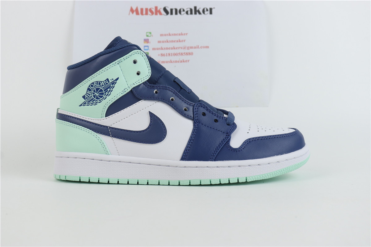 Air Jordan 1 Mid Mystic Navy Mint Foam