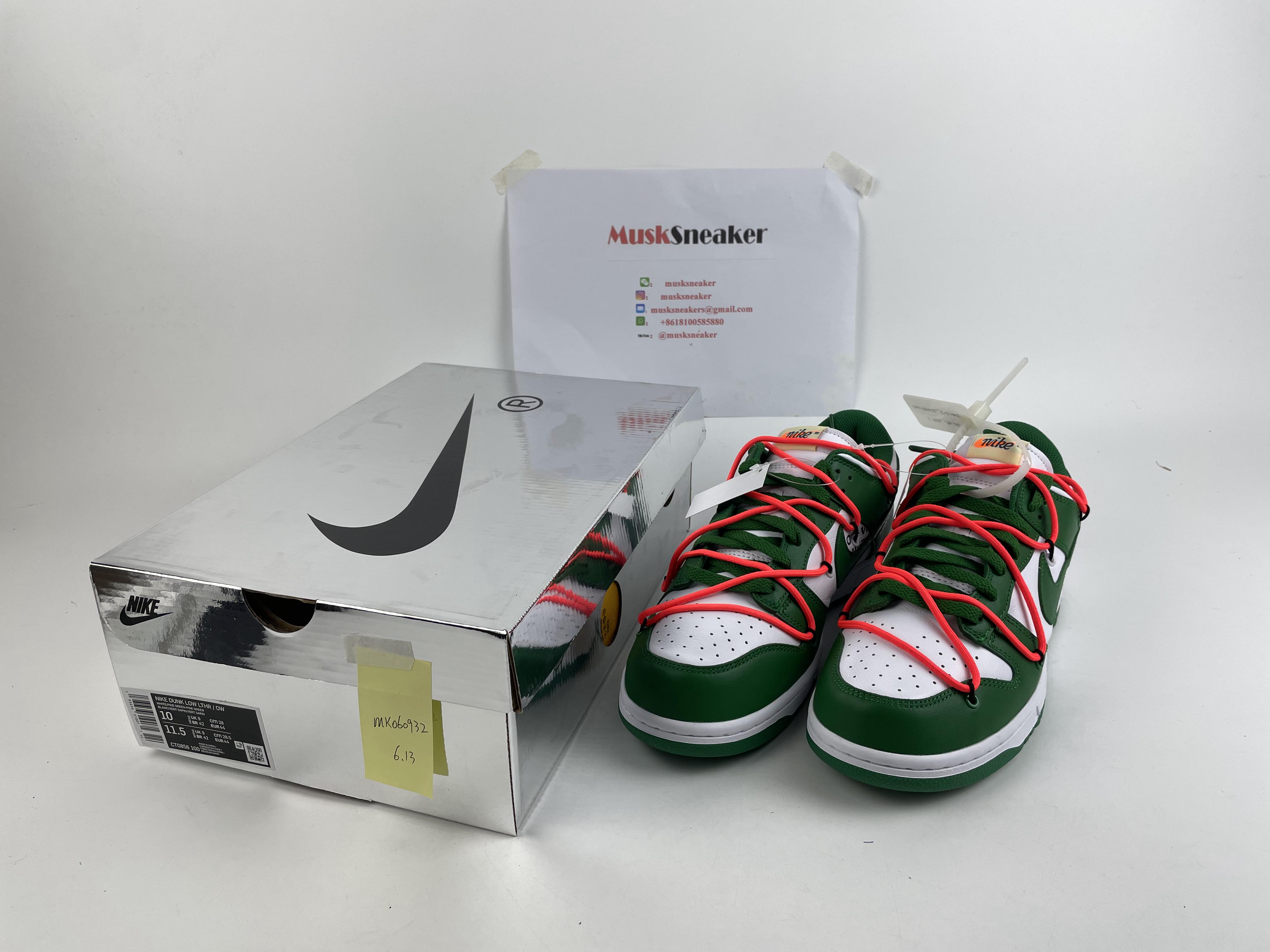 Nike Dunk Low Off-White Pine Green,Off-White : Sneakers Online - Buy Sneakers for Men & Women, Sneakers Online - Buy Sneakers for Men & Women