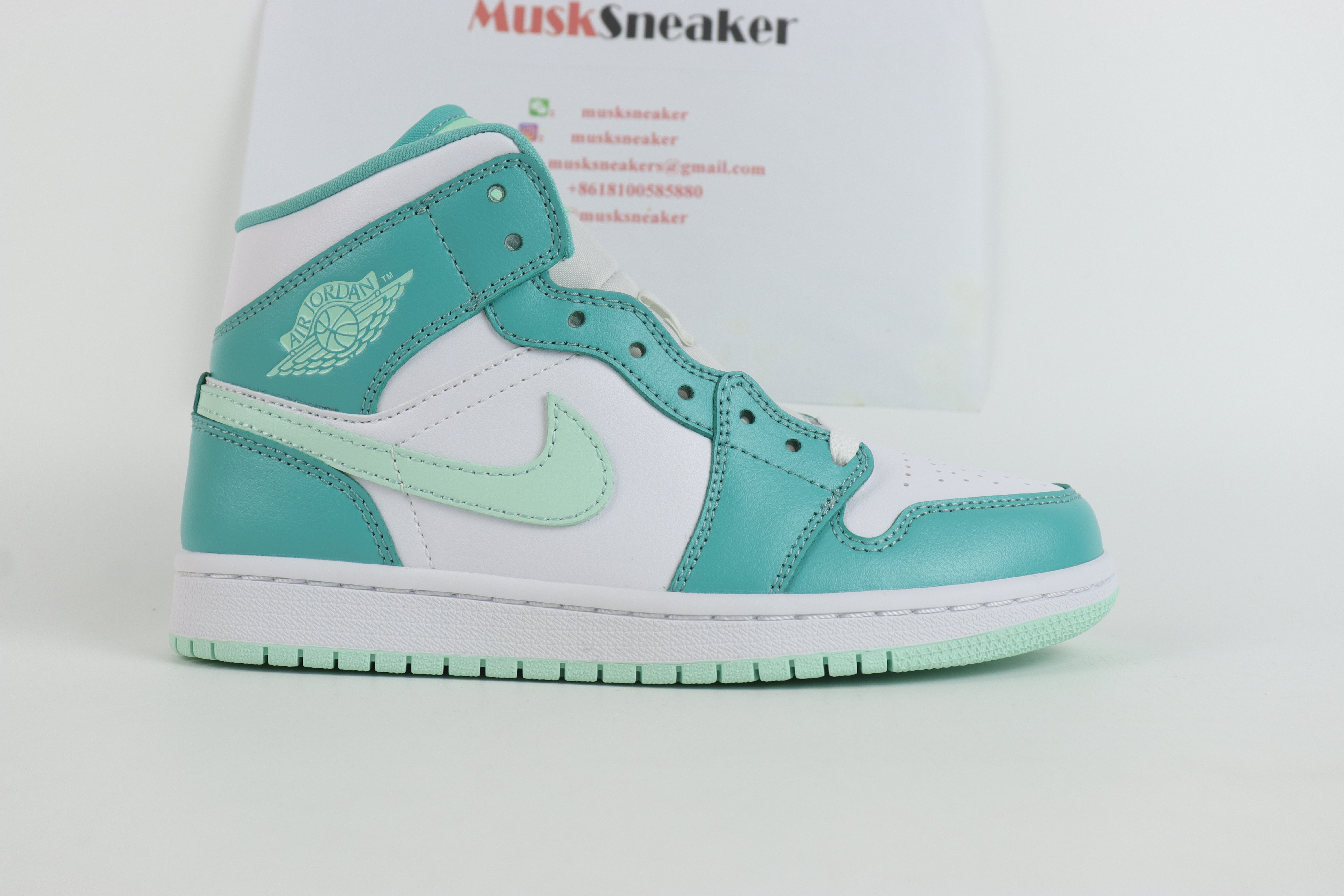 Air Jordan 1 Mid Washed Teal