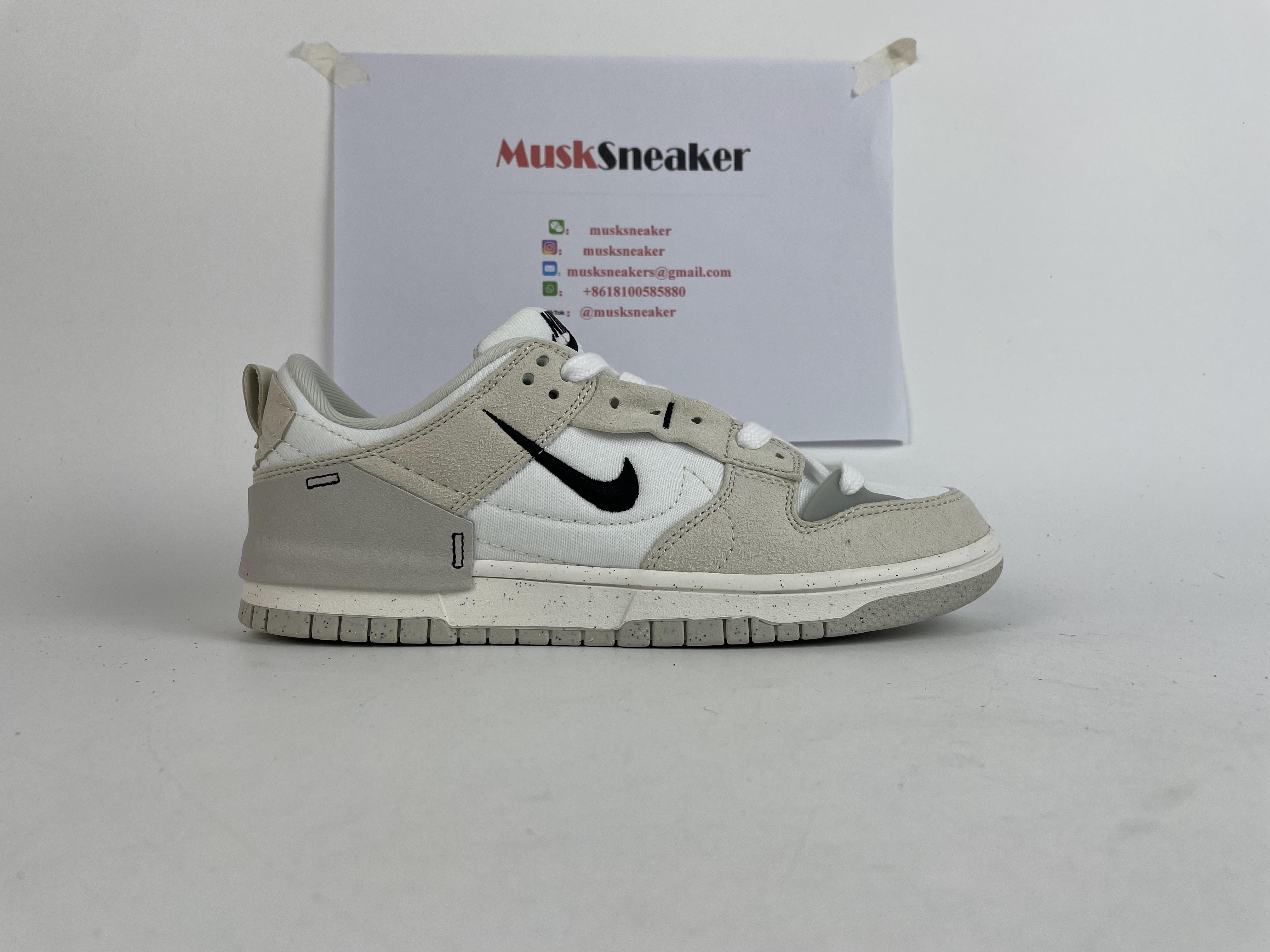 Nike Dunk Low Disrupt 2 Pale Ivory Black (W)