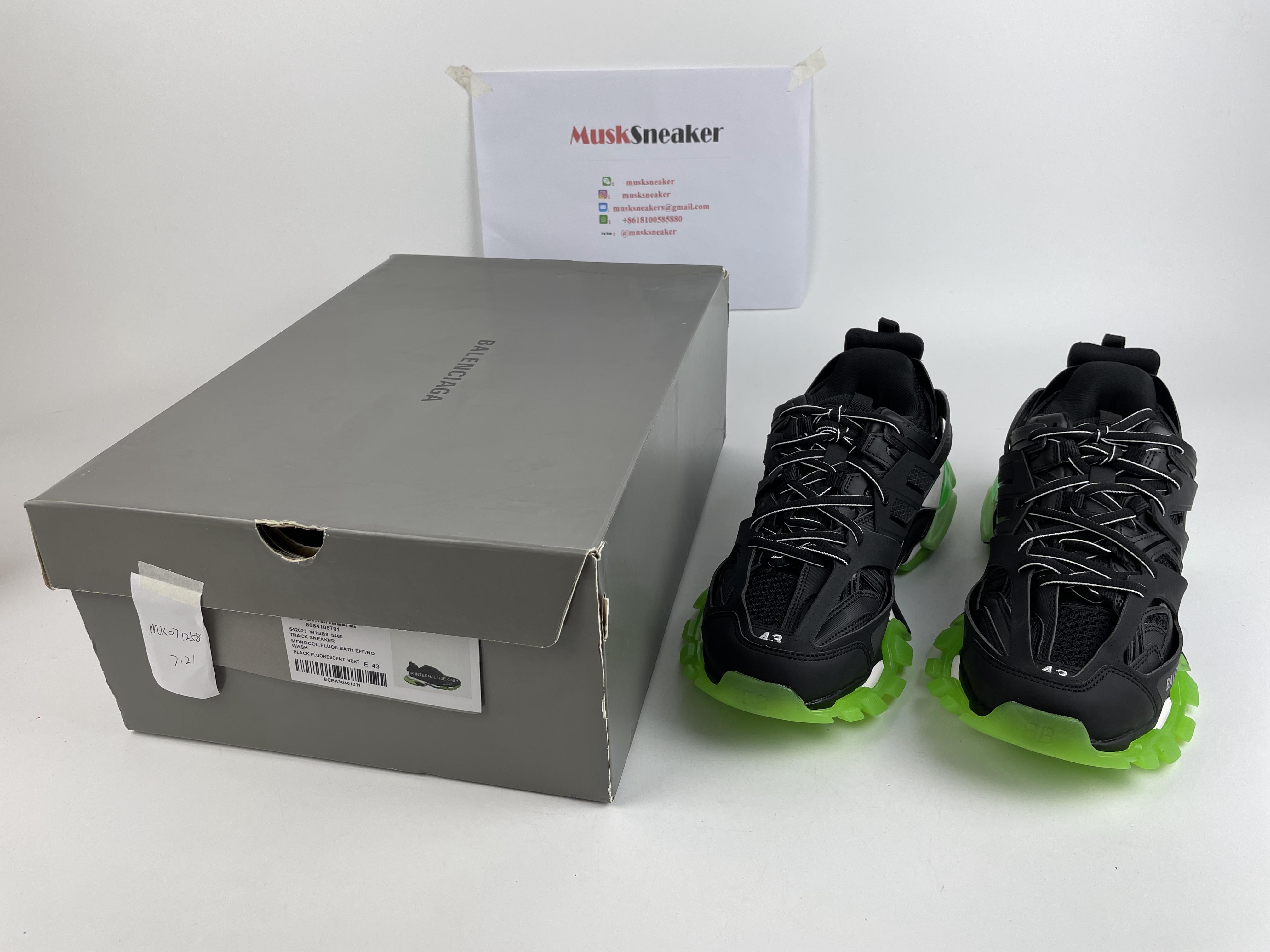 Balenciaga Track Black Glow-In-The-Dark