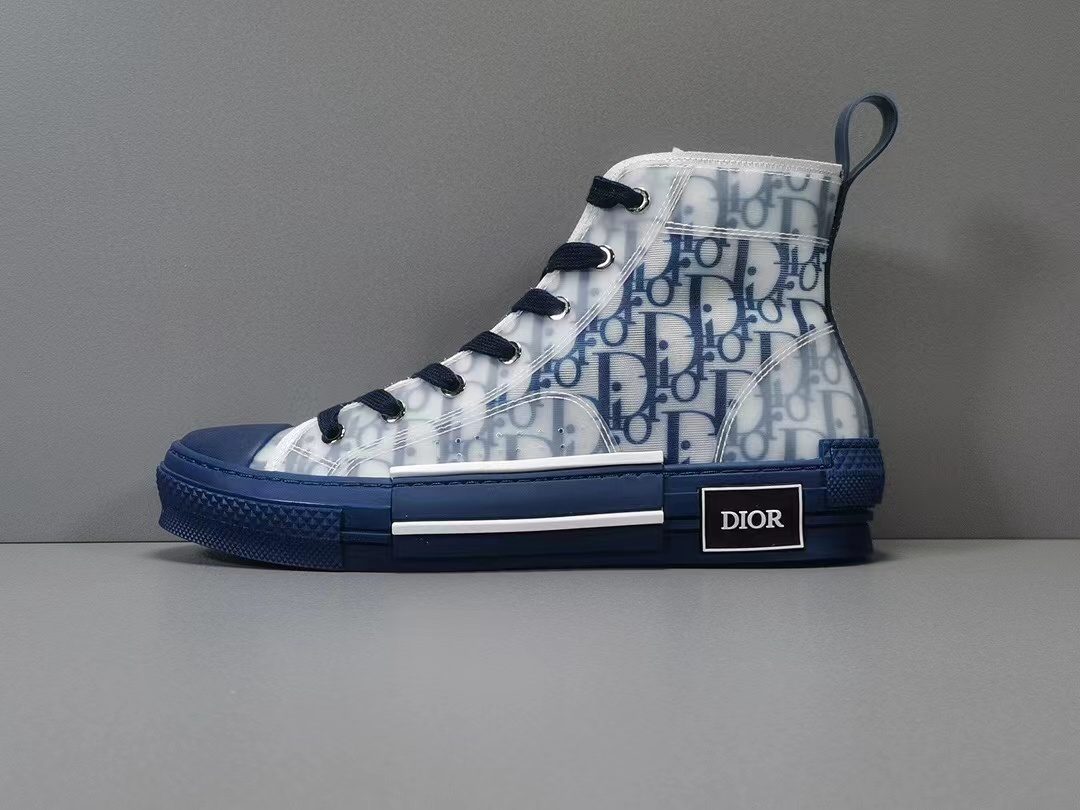 Dior B23 High Top Blue Oblique