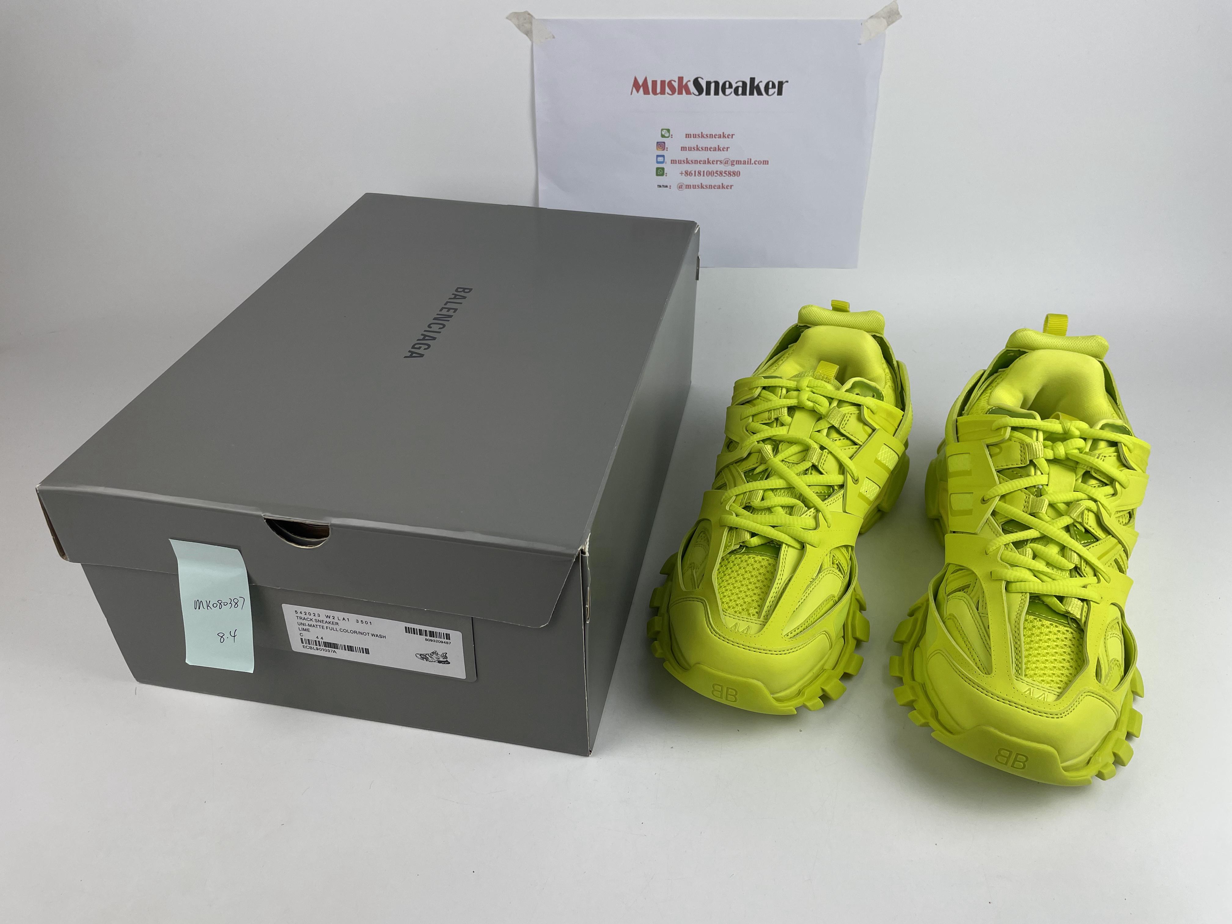 Balenciaga Track Trainer Lime