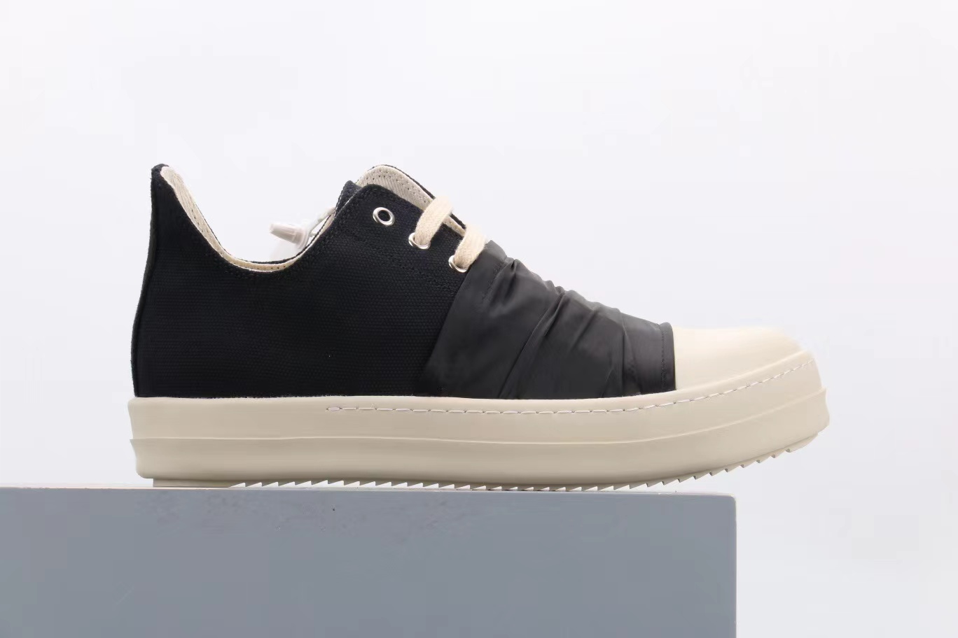 Rick Owens Drkshdw Low Black Tape Black