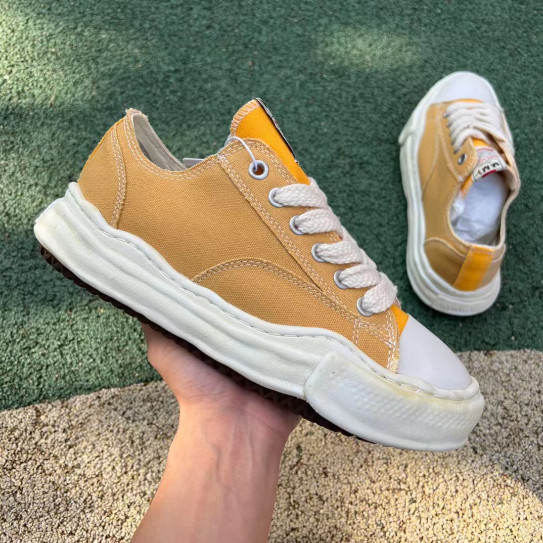 Maison Mihara Yasuhiro Peterson OG Sole Canvas Low Yellow,Other : Sneakers Online - Buy Sneakers for Men & Women, Sneakers Online - Buy Sneakers for Men & Women