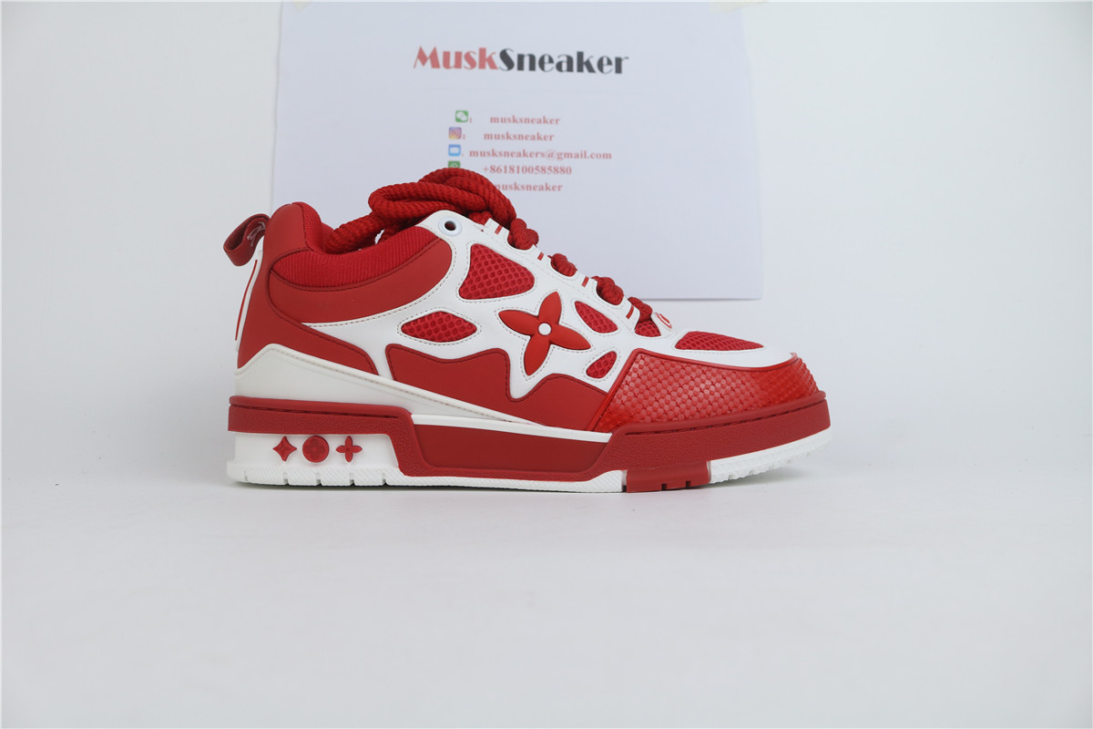 Louis Vuitton's LVSK8 Red White,Louis Vuitton&Bapesta : Sneakers Online - Buy Sneakers for Men & Women, Sneakers Online - Buy Sneakers for Men & Women