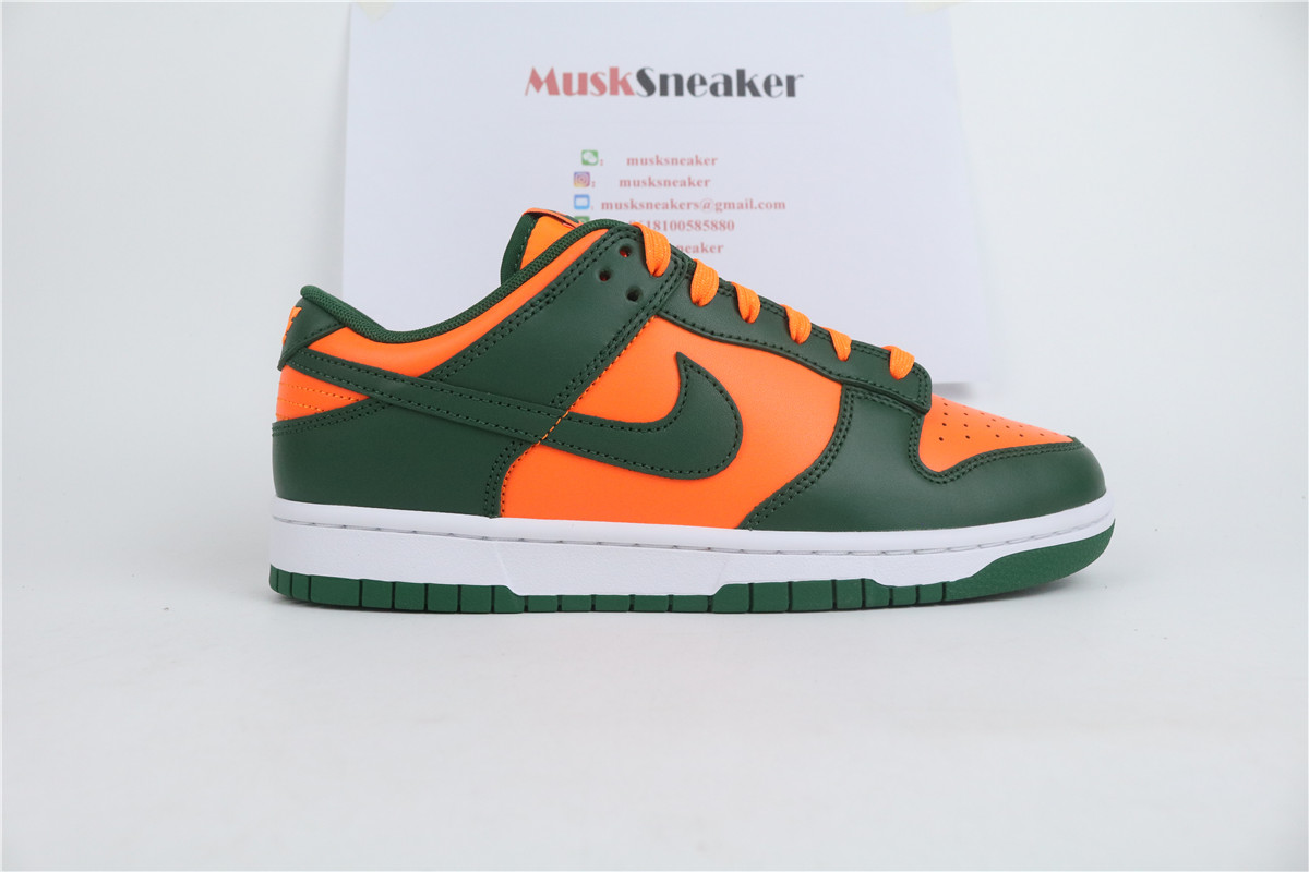 Nike Dunk Low “Miami Hurricanes” DD1391-300