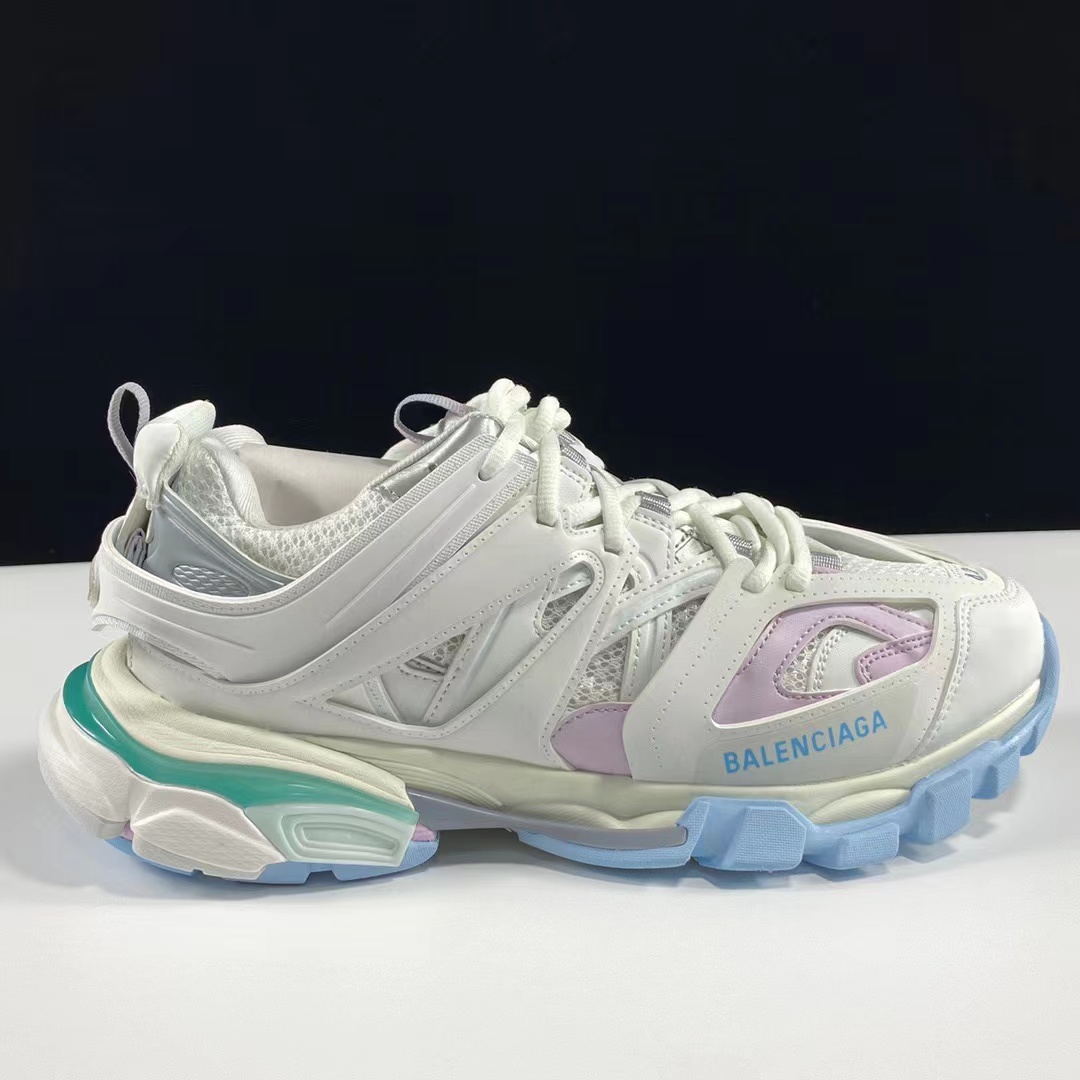 Balenciaga Track white purple blue