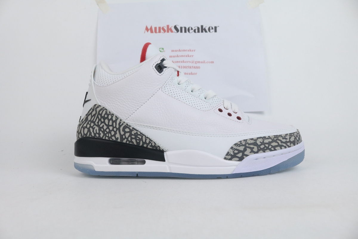 Air Jordan 3 Retro Free Throw Line White Cement 923096-101