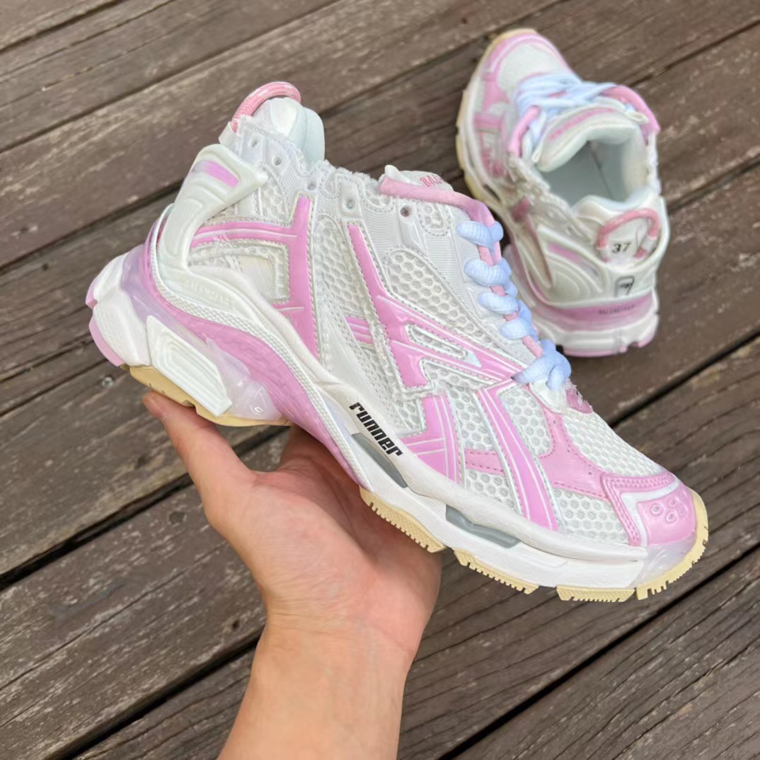 Balenciaga Runner Pink White