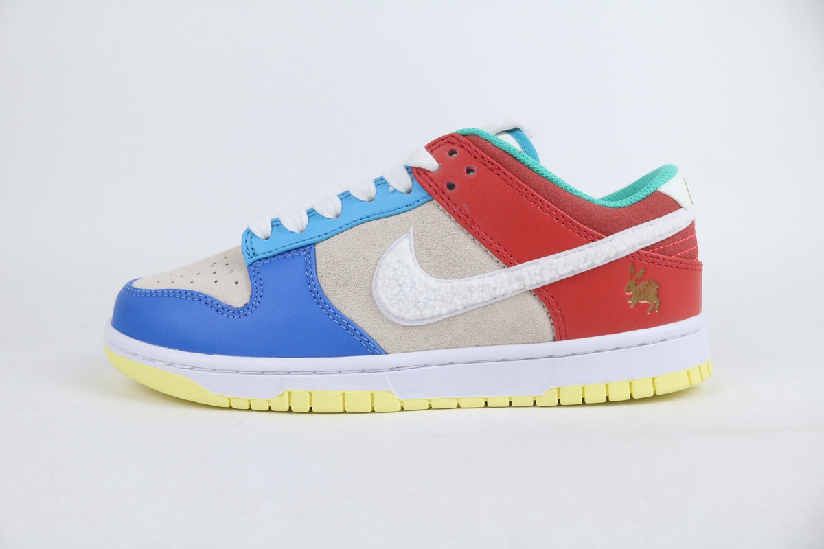 Nike Dunk Low Retro PRM Year of the Rabbit Blue Orange Cream