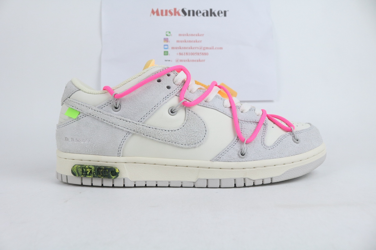 OFF WHITE X Nike Dunk SB Low The 50 NO.17 DJ0950-117