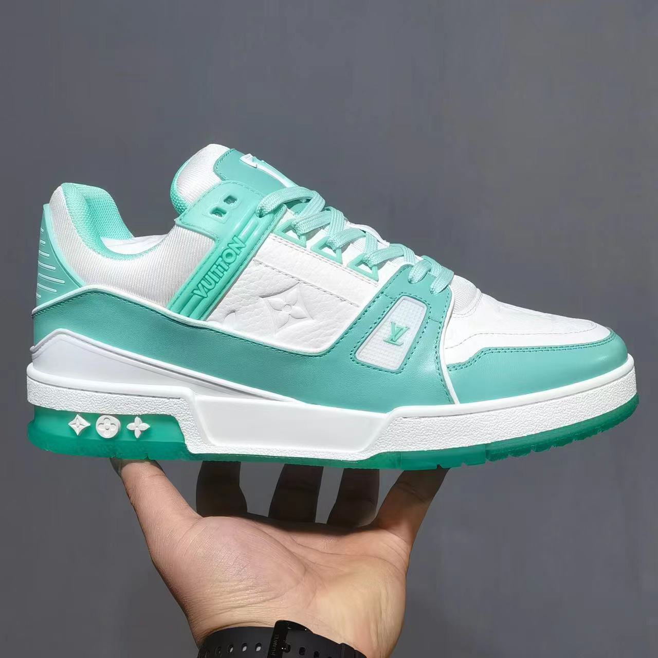 Louis Vuitton Trainer Green White,Louis Vuitton : Sneakers Online - Buy Sneakers for Men & Women, Sneakers Online - Buy Sneakers for Men & Women