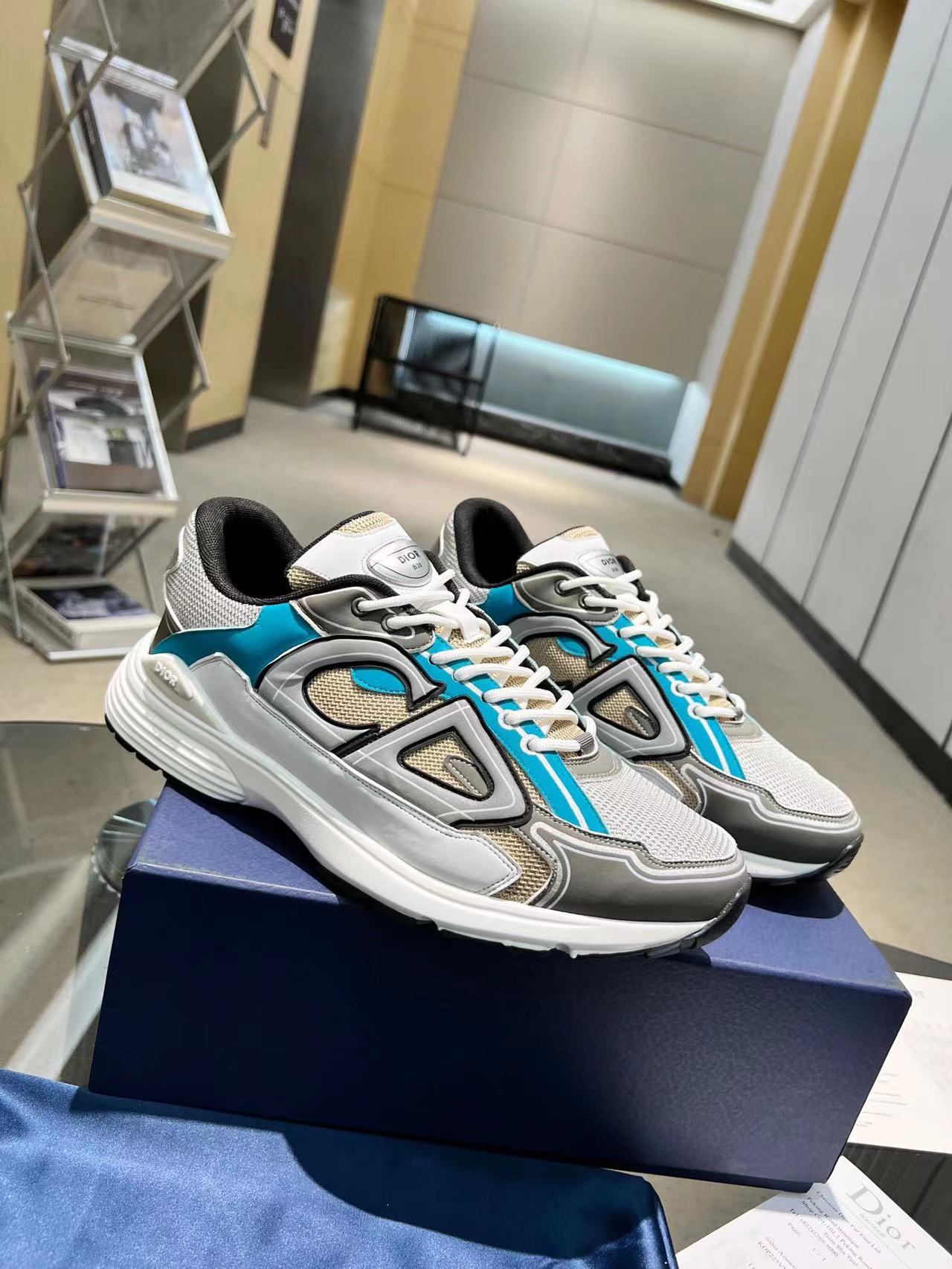 Dior B30 White Beige Blue Olive,Specials : Sneakers Online - Buy Sneakers for Men & Women, Sneakers Online - Buy Sneakers for Men & Women