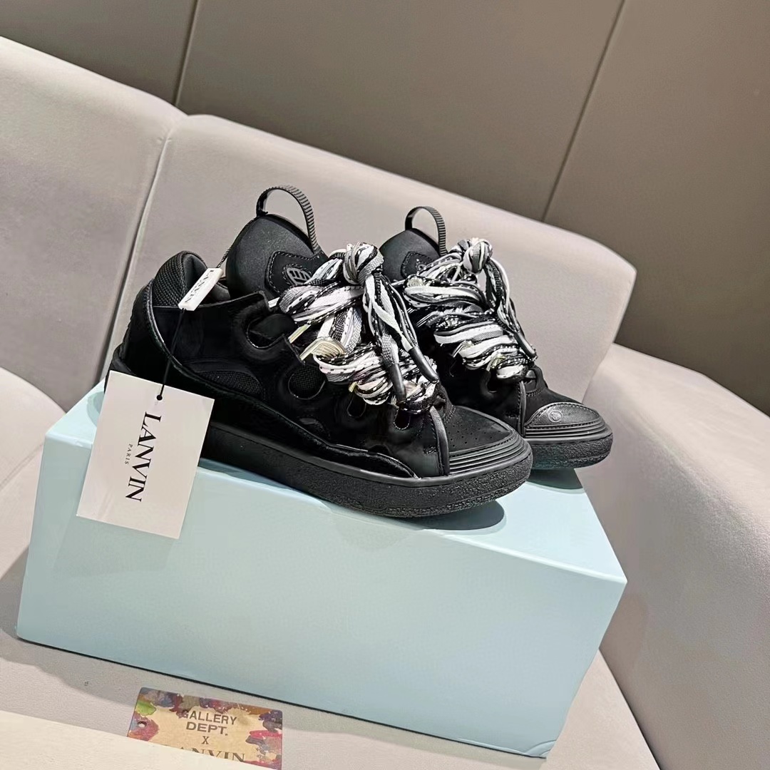 Lanvin Curb Sneaker Black