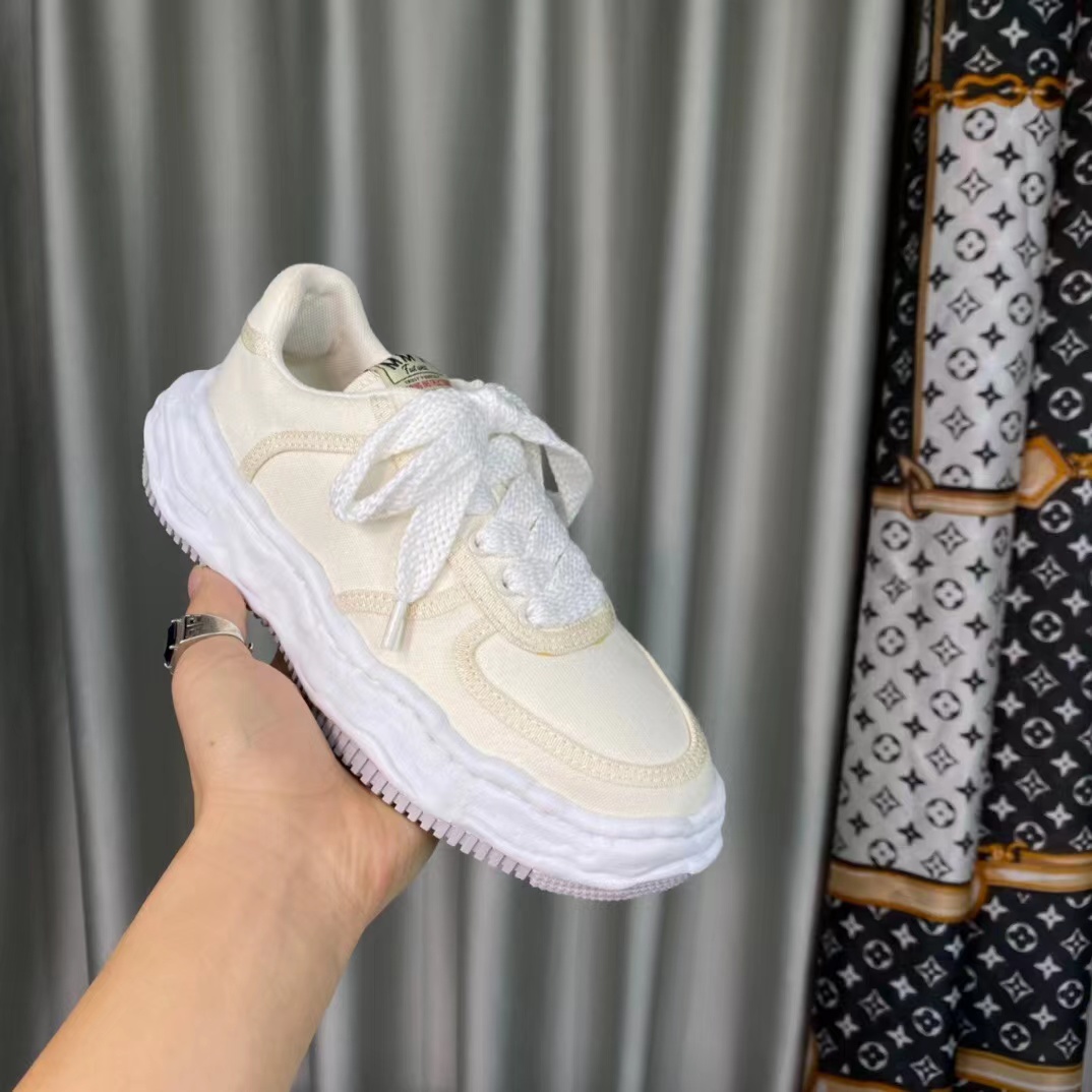 MAISON MIHARA YASUHIRO Cream,Other : Sneakers Online - Buy Sneakers for Men & Women, Sneakers Online - Buy Sneakers for Men & Women