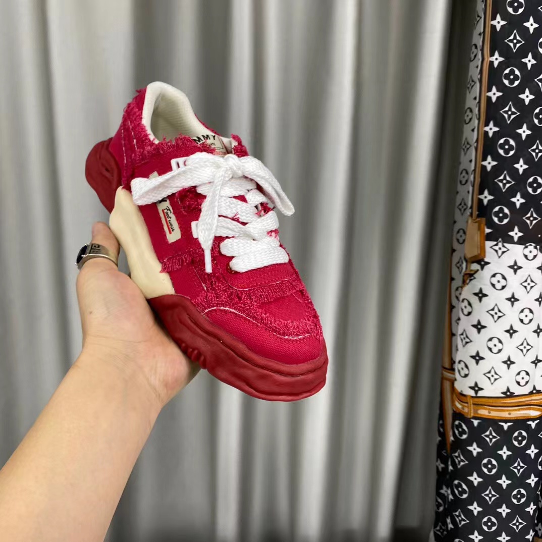 MAISON MIHARA YASUHIRO PARKER OG SNEAKERS Red,Specials : Sneakers Online - Buy Sneakers for Men & Women, Sneakers Online - Buy Sneakers for Men & Women