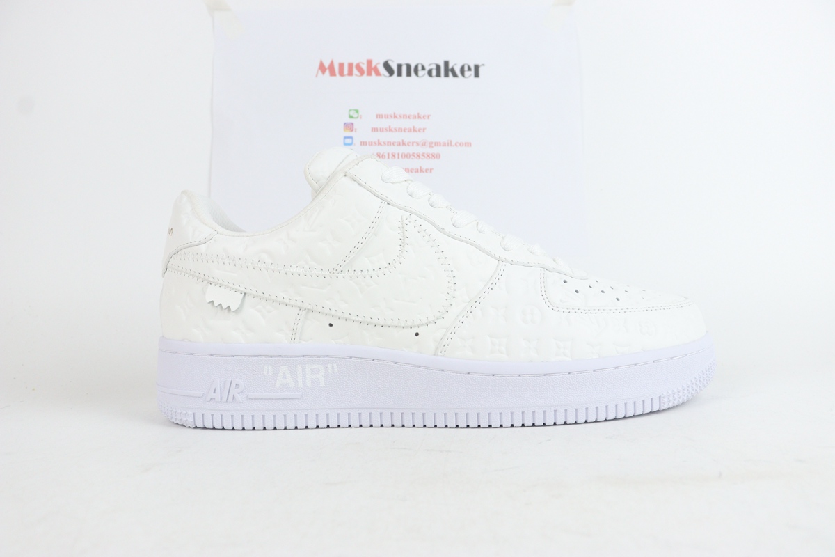 Louis Vuitton Nike Air Force 1 Low By Virgil Abloh White