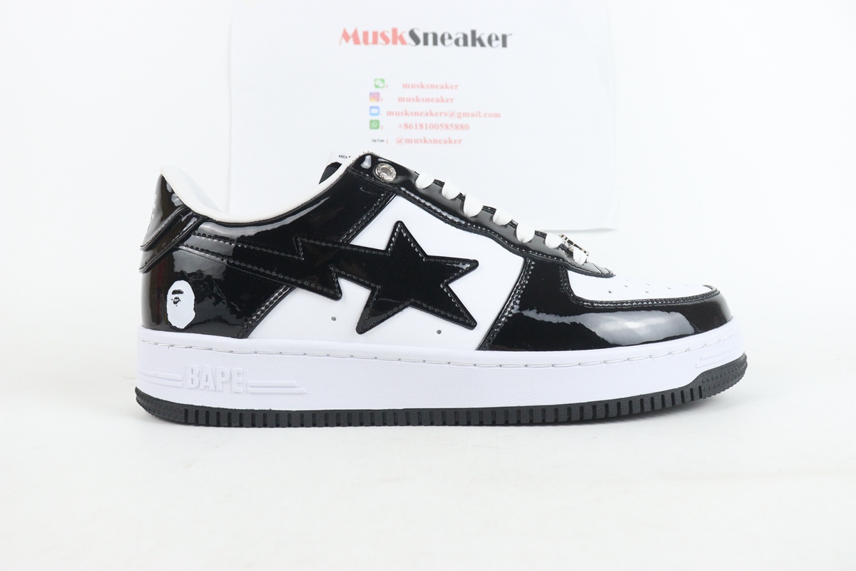 A Bathing Ape Bape Sta Low Black