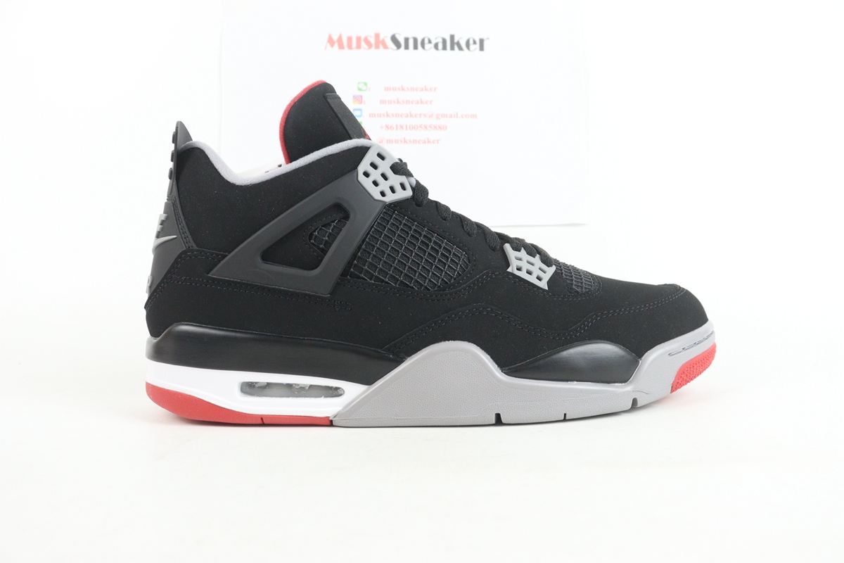 Air Jordan 4 Retro Bred (2019) 308497-060,Sneakers Online - Buy Sneakers for Men & Women